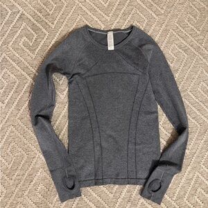 Ivivva by Lululemon Charcoal Long Sleeve Top